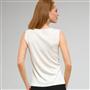 Scoop Neck Shell, Ivory, small