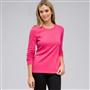 Long Sleeve Crew Neck, Begonia Pink, small