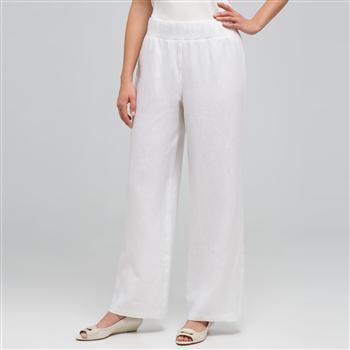 Relaxed Fit Pant, White, large