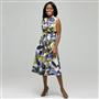 Floral Shirt Dress., Ivory Multi, small