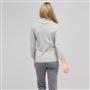 Cowl Neck Sweater, Grey Heather, small