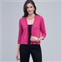 Woven Trimmed Cardigan., Dark Pink Gem, small