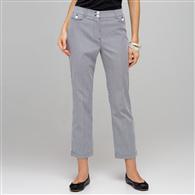 Striped Crop Pants, swiss navy & white, medium