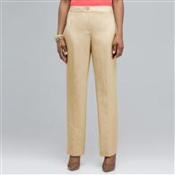 Washable Linen Slim Pant, Reed, medium