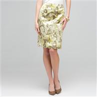 Floral Slim Skirt, Stone Multi, medium