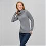 Long Sleeve Button Out Turtle Neck, Grey Heather, small