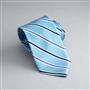 Striped Silk Tie, Turquoise, small