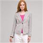 Textured 1 Button Jacket, , small