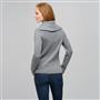 Long Sleeve Button Out Turtle Neck, Grey Heather, small