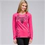 Long Sleeve Crew Neck Top, Begonia Multi, small