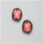 Light Hematite Button Clip-on Earrings, , small