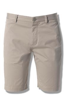 Cotton Straight Shorts, Beige, large