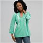 3/4 Sleeve Tunic, seagrass, small