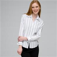 No-Iron Easy Care French Cuff Striped Shirt, Multi, medium