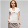 Cowl Neck Top, Ivory, small