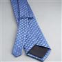 Checked Silk Tie, Cobalt, small
