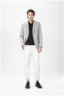 Lightweight Denim Jacket, White, medium