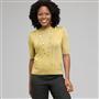 Elbow Sleeve Ribbed Sweater, Fennel, small