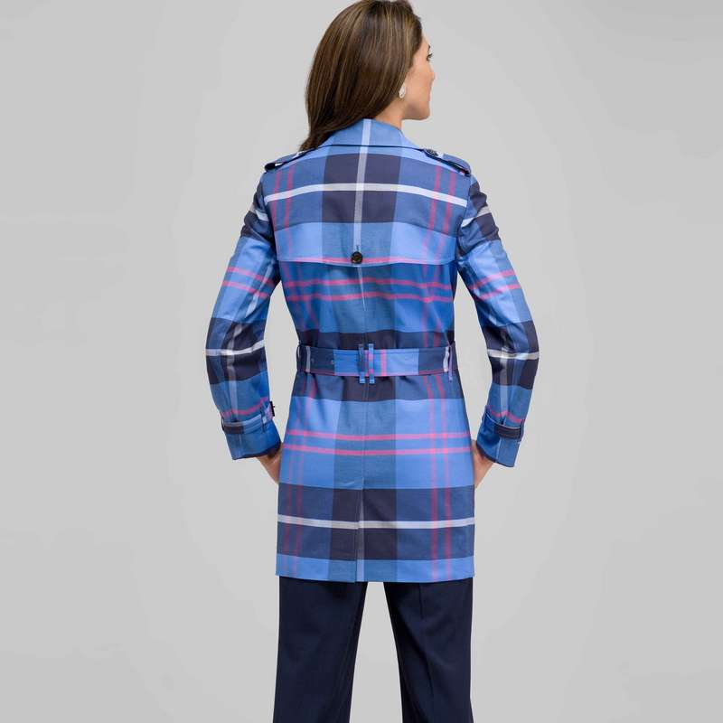 Trench Coat, Blue Fox Multi, large image number 1