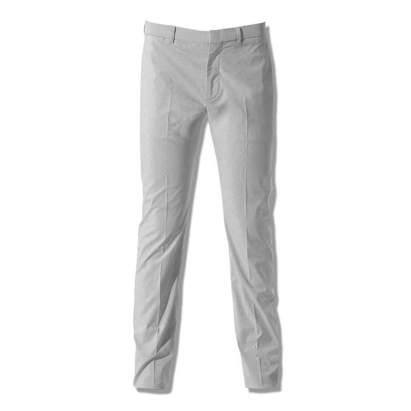 Straight Leg Stretch Trousers, White, large image number 0
