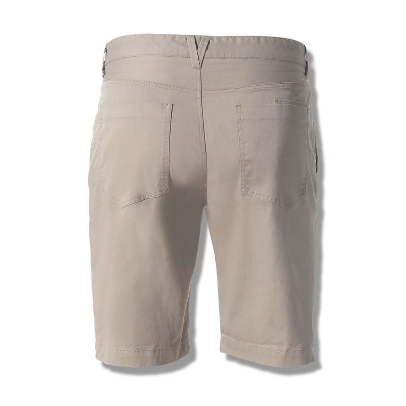 Cotton Straight Shorts, Beige, large image number 1