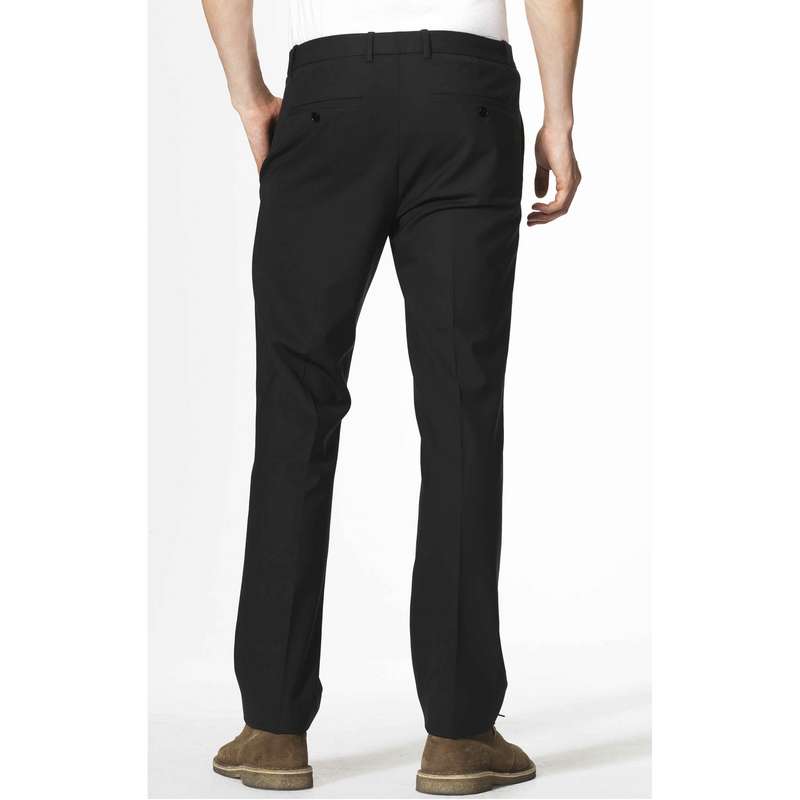 Microcheck Straight Leg Trousers, , large image number 1