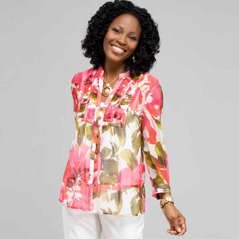Floral Tunic, Multi, large image number 0