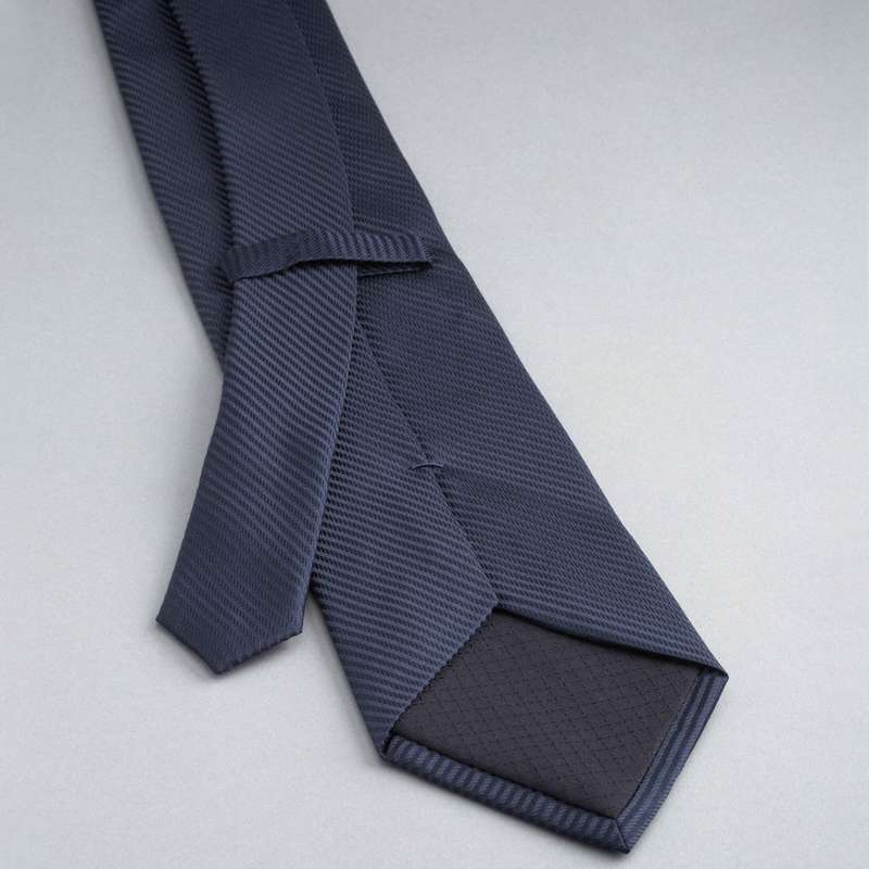 Solid Silk Tie, Navy, large image number 1