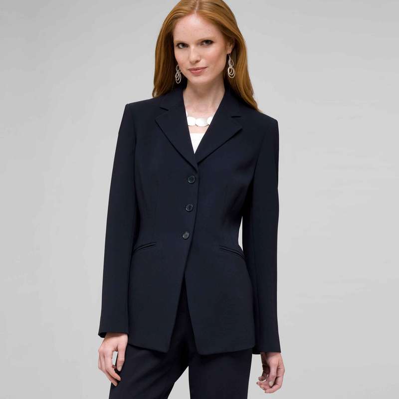 3 Button Jacket, midnight navy, large image number 0