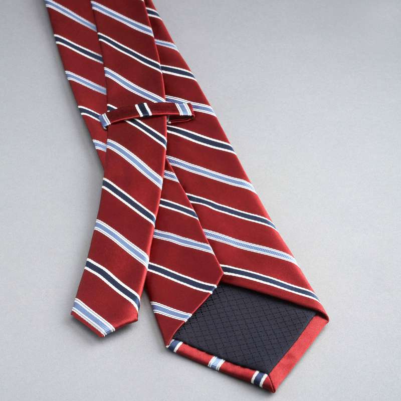 Striped Silk Tie, , large image number 1