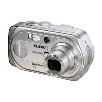 Samsung Digimax A6 - Digital camera - 6.0 Mpix - optical zoom: 3 x - supported memory: MMC, SD, , large image number 0