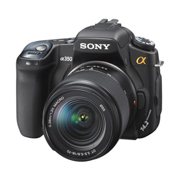 Sony Alpha 350 Digital SLR Camera w/18-70mm Lens, , large image number 0